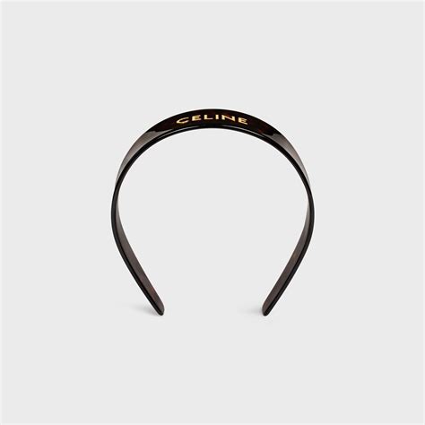 Women's Celine headband in acetate and steel 